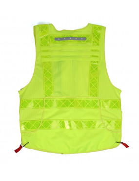 Gilet HV Police route EN20471 classe 2 avec LED TAILLE L/XL